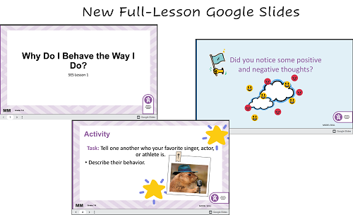 New Full-Lesson Google Slides screenshots